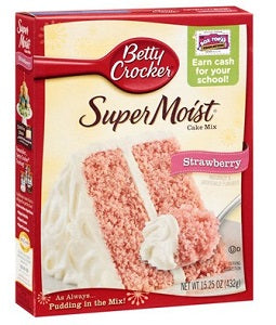Betty Crocker Super Moist Strawberry Cake Mix 517 g