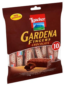 Loacker Gardena Fingers Wafers Chocolate Cream 125 g x10