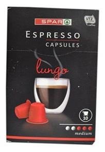 Spar Espresso Lungo 50 g 10 Capsules