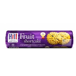 Hill Biscuits Fruit Shortcake Crisp Golden Brown 150 g