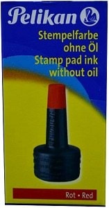 Pelikan Stamp Pad Plastic Case - Red