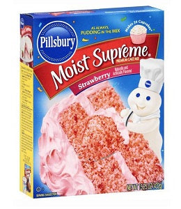 Pillsbury Moist Supreme Cake Mix Strawberry 432 g