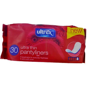 Ultrex Thin Pantyliners x30