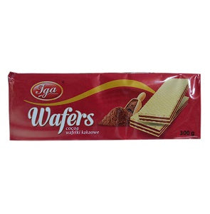 Iga Wafers Cocoa 300 g