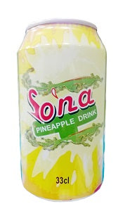 Sona Pineapple Drink Can 33 cl