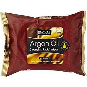 Beauty Formulas Argan Oil Cleansing Facial Wipes x30