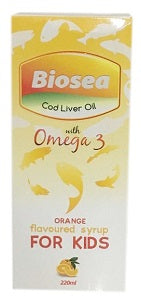 Biosea Cod Liver Oil Orange Flavour 200 ml