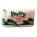 Fluffy Toilet Tissue 2 Ply 2 Rolls x12