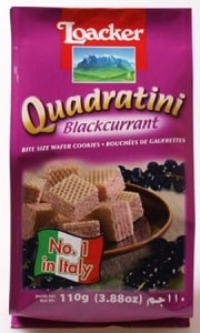 Loacker Quadratini Blackcurrant 110 g