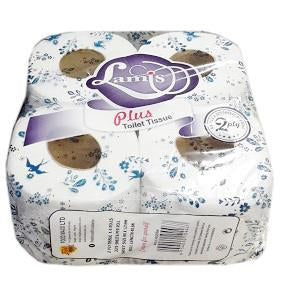 Lamis Toilet Tissue Plus 2 Ply 4 Rolls