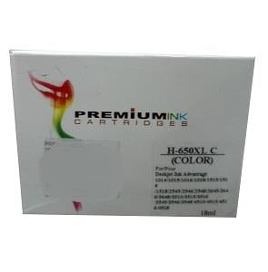 Premium Ink Cartridge H-650XL Tri-Colour