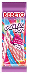 Bebeto Double Joy Strawberry Vanilla Flavoured Jelly Gum 75 g