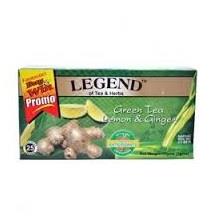 Legend Green Tea Lemon & Ginger 50 g x25