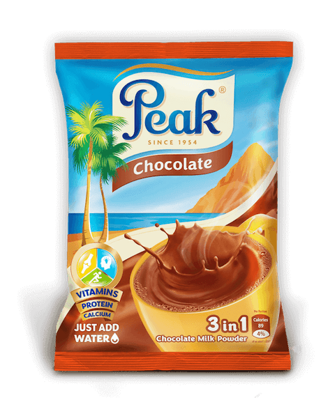 Peak Chocolate Milk Powder 3 in 1 Sachet 400 g