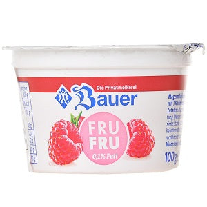 Bauer Fru Fru Yoghurt Raspberry 100 g