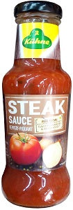 Kiihne Steak Sauce Peppery Piquant 250 ml