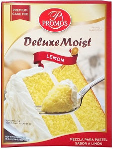 Promos Deluxe Moist Cake Mix Lemon 468 g