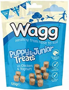 Wagg Puppy & Junior Treats With Chicken & Yoghurt 120 g