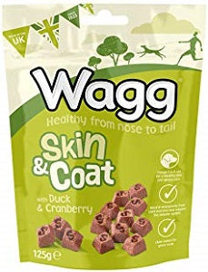 Wagg Skin & Coat With Duck & Cranberry 125 g