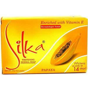 Silka Whitening Herbal Soap Papaya 135 g