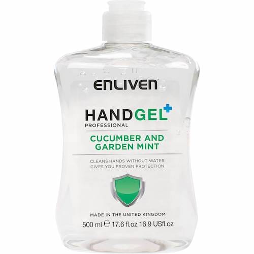 Enliven Hand Gel Cucumber & Garden Mint 500 ml