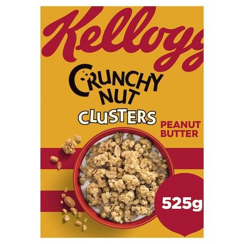 Kellogg's Crunchy Nut Peanut Butter Clusters 525 g