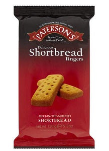 Patersons Shortbread Fingers 150 g