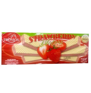 Promos Wafers Strawberry Filled 140 g