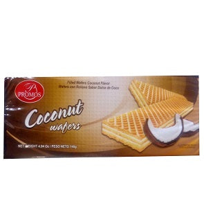 Promos Wafers Coconut Filled 140 g