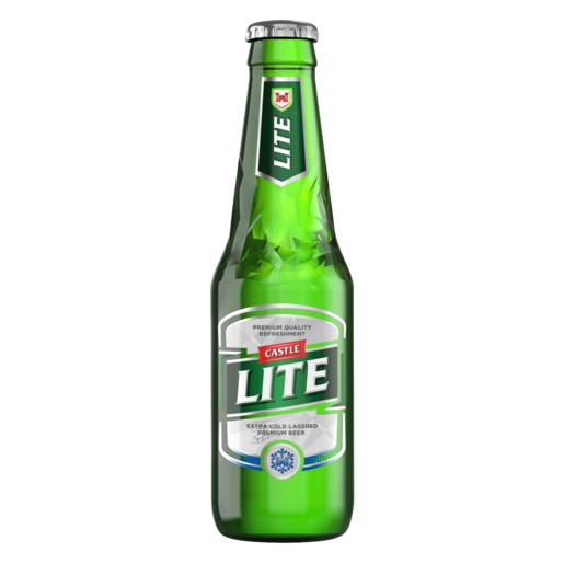 Castle Lager Beer Lite Bottle 37.5 cl