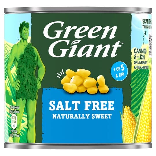 Green Giant Sweetcorn Salt-Free 340 g