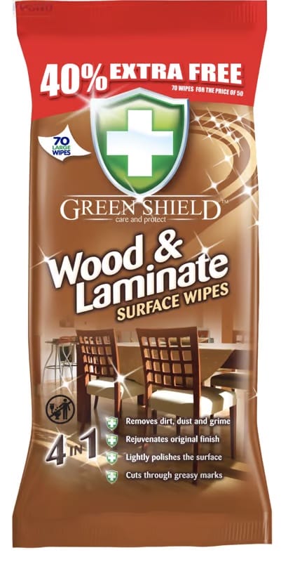 Green Shield Laminate & Wood Floor Wipes x30