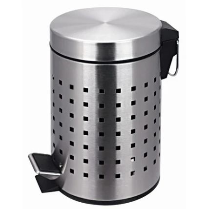 Sabichi Stainless Steel Pedal Bin Squares 3 L