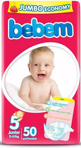 Bebem Diapers Size 5 11-25 kg x50