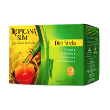 Tropicana Slim Zero Calorie Sweetener Diet Sticks 75 g x50