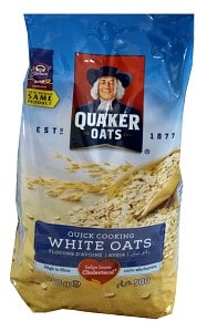 Quaker White Oats Sachet 400 g x16