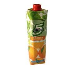 5 Alive Orange Fruit Nectar 100 cl x10