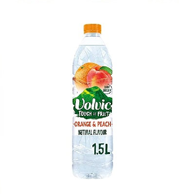 Volvic Touch Of Fruit Orange & Peach 1.5 L x6