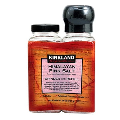 Kirkland Himalayan Pink Salt Grinder With Refill 737 ml