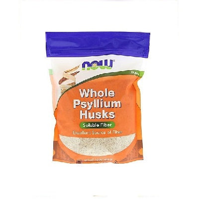 Now Whole Psyllium Husk Soluble Fibre 454 g