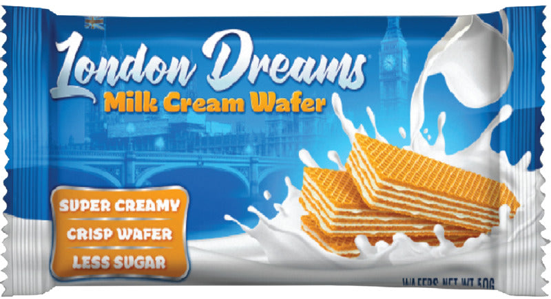 London Dreams Milk Cream Wafers 30 g x12