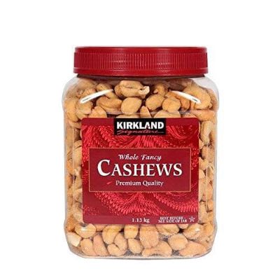 Kirkland Whole Fancy Cashews 1.13 kg