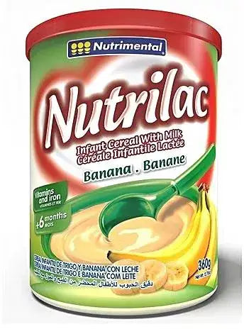 Nutrilac Infant Cereal With Milk Banana 6 Months+ 360 g x12