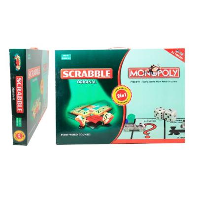 Scrabble & Monopoly 2 in 1