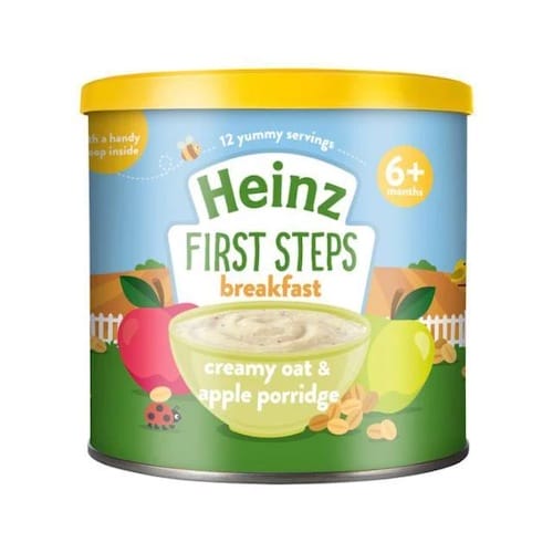 Heinz Creamy Oat & Apple Cereal Breakfast 4 Months+ 125 g