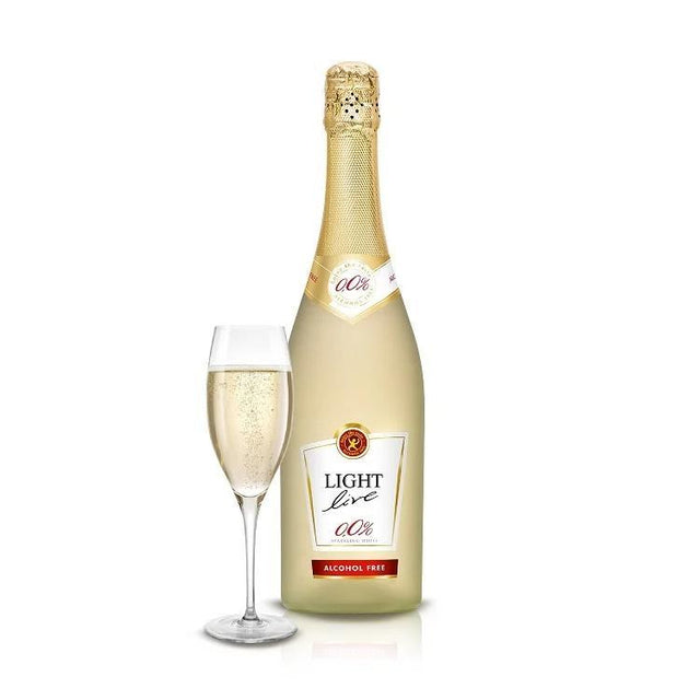 Light Live Sparkling White Alcohol-Free Wine 75 cl