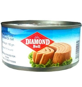 Diamond Bell White Meat Tuna In Sunflower Oil With Salt 185 g