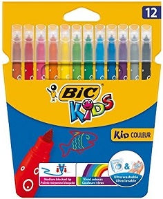 Bic Kids Visa Colouring Felt Pen x12