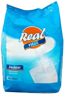 Real Instant Full Cream Milk Powder Sachet 360 g