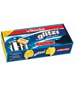 Vileda Glitzi Sponge Scourer x3